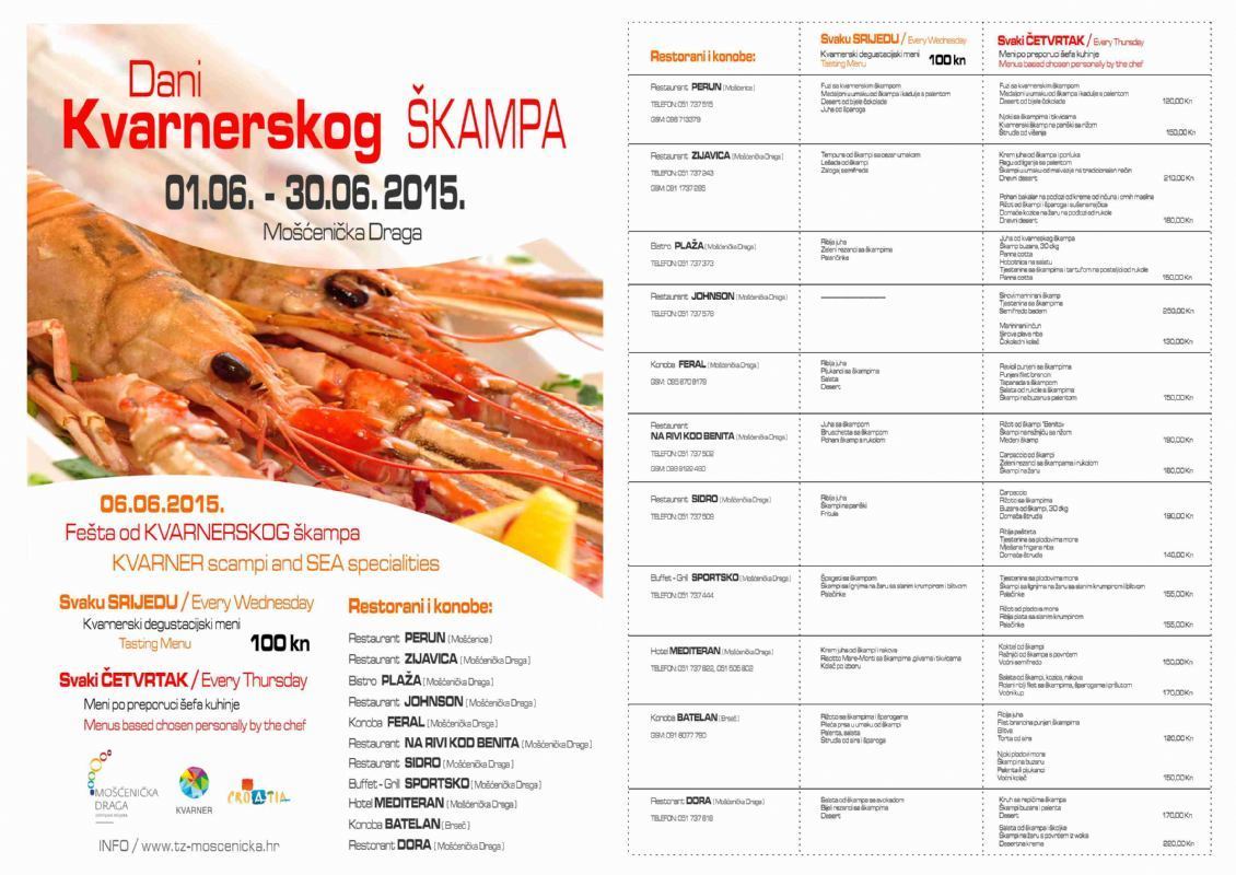 Days of Kvarner scampi