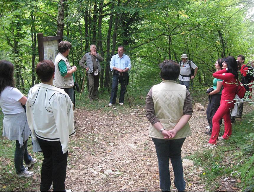 Organized walking tour in the mythic world of anciant slavs