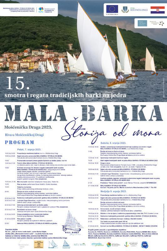 15. smotra i regata tradicijskih barki na jedra