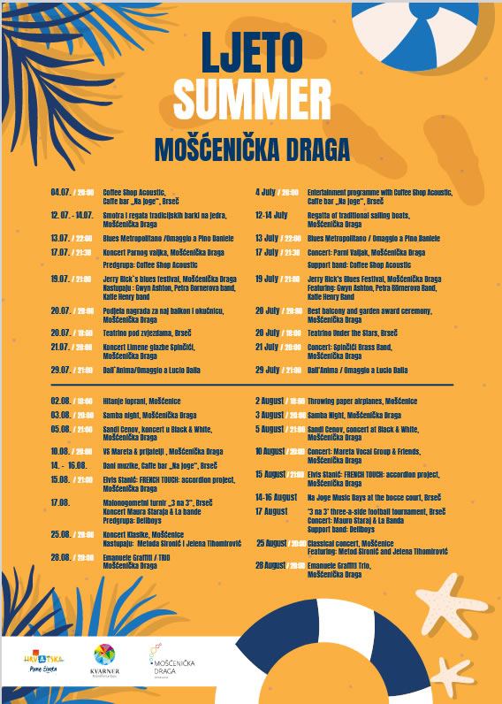 Ljeto u Mošćeničkoj Dragi